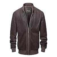REED MEN'S BASEBALL SUEDE LEATHER JACKET (IMPORTED)