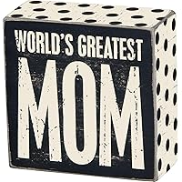 22655 Family, Box Sign, World's Greatest Mom