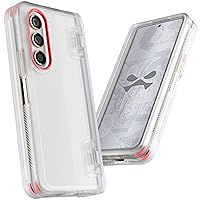 Ghostek COVERT Clear Z Fold 5 Case with Slim Lightweight Design and Hinge Protection Wireless Charging and PowerShare Compatible Phone Cover Designed for 2023 Samsung Galaxy Z Fold5 (7.6 Inch) (Clear)