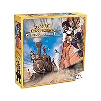 Colt Express Couriers & Armored Train Board Game Expansion | Train Strategy Game | Wild West Adventure Game for Kids and Adults | Ages 10+ | 3-8 Players | Avg. Playtime 50 Minutes | Made by Ludonaute