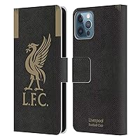 Head Case Designs Officially Licensed Liverpool Football Club Home Goalkeeper 2019/20 Kit Leather Book Wallet Case Cover Compatible with Apple iPhone 12 / iPhone 12 Pro