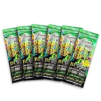 6 Packs of 4 Beamer Vegan Hemp Wraps - 1 ¼ Size (24 total) - No GMOs, Chlorine, or Bleach + Beamer Smoke Sticker