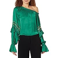 Ramy Brook Women's Gorgina Embellished Off Shoulder Top