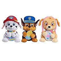 Just Play Nickelodeon PAW Patrol Easter Plush Stuffed Animals 3-Pack, Kids Toys for Ages 3 Up