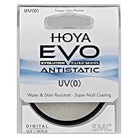 Hoya Evo Antistatic UV Filter - 72mm - Dust/Stain/Water Repellent, Low-Profile Filter Frame Hoya Evo Antistatic UV Filter - 72mm - Dust/Stain/Water Repellent, Low-Profile Filter Frame