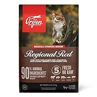 REGIONAL RED Dry Cat Food, Grain Free Cat Food for All Life Stages, With WholePrey Ingredients, 12lb