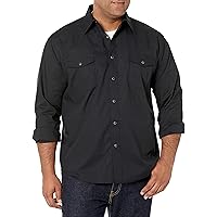 Wrangler Mens Sport Western Basic Two Pocket Long Sleeve Snap Shirt