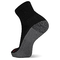 Wolverine Men's Cotton Comfort Ankle Socks - 6 Pairs - Breathable Arch Support