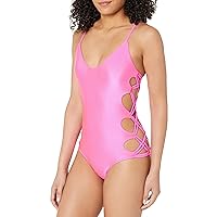 Body Glove Women's Standard Crissy One Piece Swimsuit with Strappy Side Detail