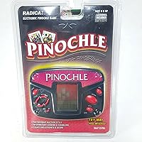 Radica Electronic Pinochle Handheld Travel Game 3667 CS7BA