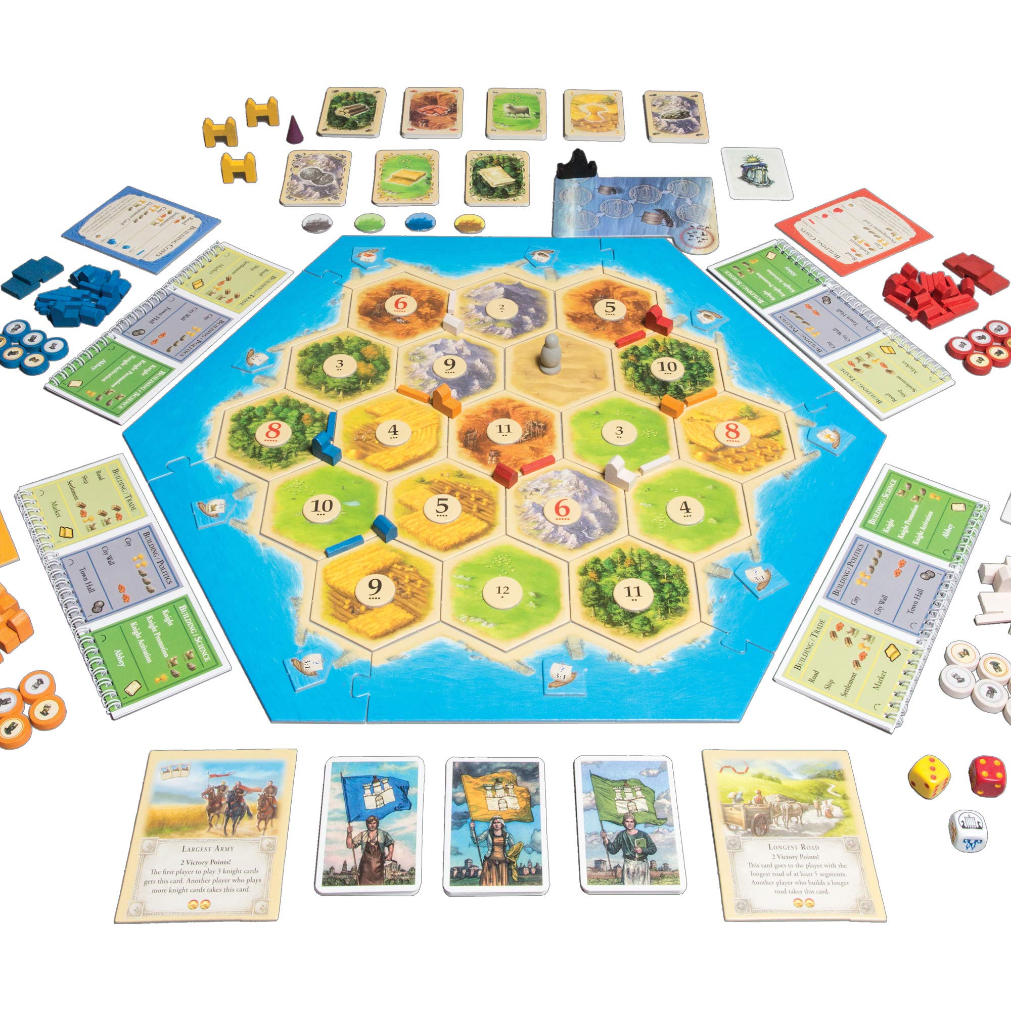 CATAN Cities & Knights Board Game 5-6 Player EXTENSION | Strategy Game | Adventure Game | Family Game for Adults and Kids | Ages 12+ | 3-6 Players | Avg. Playtime 60-90 Minutes | Made by CATAN Studio