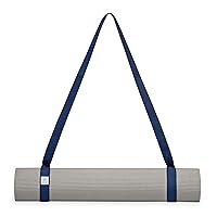Gaiam Easy-Cinch Yoga Mat Sling - Durable Carrying Strap for Yoga Mat with Metal D-Rings for Secure Fit (No Mat Included)