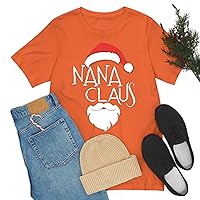 Funny Retro Nana Claus Santa Costume Grandma T-Shirt
