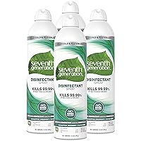 Seventh Generation Disinfectant Spray, Eucalyptus Spearmint & Thyme Scent, 13.9 Ounce (Pack of 4)