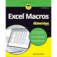 Excel Macros For Dummies (For Dummies (Computer/Tech)) Excel Macros For Dummies (For Dummies (Computer/Tech)) Paperback Kindle