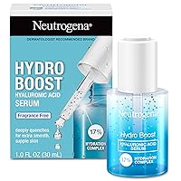 Hydro Boost Hyaluronic Acid Serum For Face with Vitamin B5, Lightweight Hydrating Face Serum for Dry Skin, Oil-Free, Non-Comedogenic, Fragrance Free, 1 oz