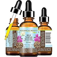 MILK THISTLE SEED OIL Silybum marianum seed oil 100% Pure Natural for FACE, SKIN, BODY, HAIR, NAILS 1 Fl.oz.- 30 ml