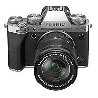 Fuji X-T5 Mirrorless Camera with 18-55mm Lens (Silver)