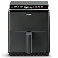 COSORI Pro III Air Fryer Dual Blaze, 6.8-Quart, Precise Temps Prevent Overcooking, Heating Adjusts for a True Air Fry, Bake, Roast, and Broil, Even and Fast Cooking, In-App Recipes, 1750W, Dark gray