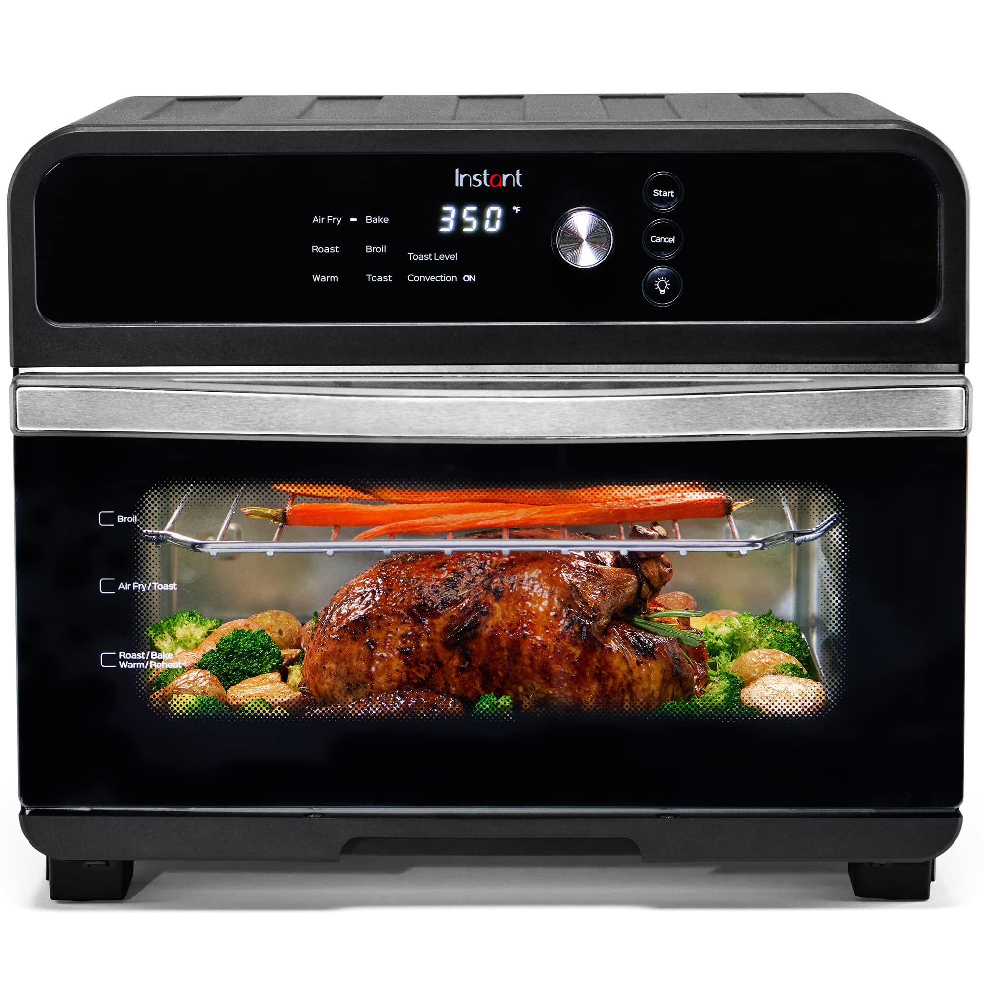 Instant Omni Air Fryer Toaster Oven Combo 19 QT/18L, From the Makers of Instant Pot, 7-in-1 Functions, Fits a 12