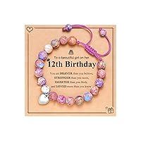 Happy 8th/9th/10th/11th/12th/13th/14th Birthday Gifts for Girls Bracelet