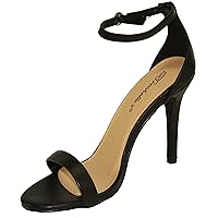 Women's Sydney-46 Stiletto Ankle Strap High Heel Dress Sandals