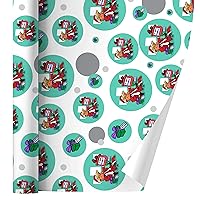 GRAPHICS & MORE Donald Trump Christmas Presents and Coal Gift Wrap Wrapping Paper Roll