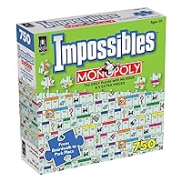 Hasbro Monopoly Game Impossibles Puzzle, Based on The Classic Game of Monopoly, for Ages 15 and Up