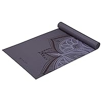 Gaiam Print Yoga Mat, Non Slip Exercise & Fitness Mat for All Types of Yoga, Pilates & Floor Exercises