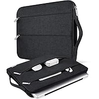 V Voova Laptop Sleeve Carrying Case 15.6 16 Inch,Slim Computer Cover Bag Compatible with MacBook Pro 15/16, Dell xps 15,15-16 Inch HP Asus Acer Lenovo Laptop,Black
