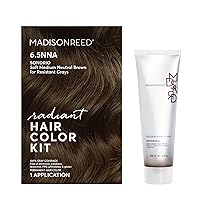Madison Reed Perfect Pair Hair Color Set - Brunette, Radiant Hair Color Kit in Sondrio Brown 6.5NNA, Color Reviving Gloss in Espresso, Single Use Color Kit + 4 Fl Oz (118mL) Tube