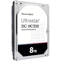 Western Digital 8TB Ultrastar DC HC320 SATA HDD - 7200 RPM Class, SATA 6 Gb/s, 256MB Cache, 3.5