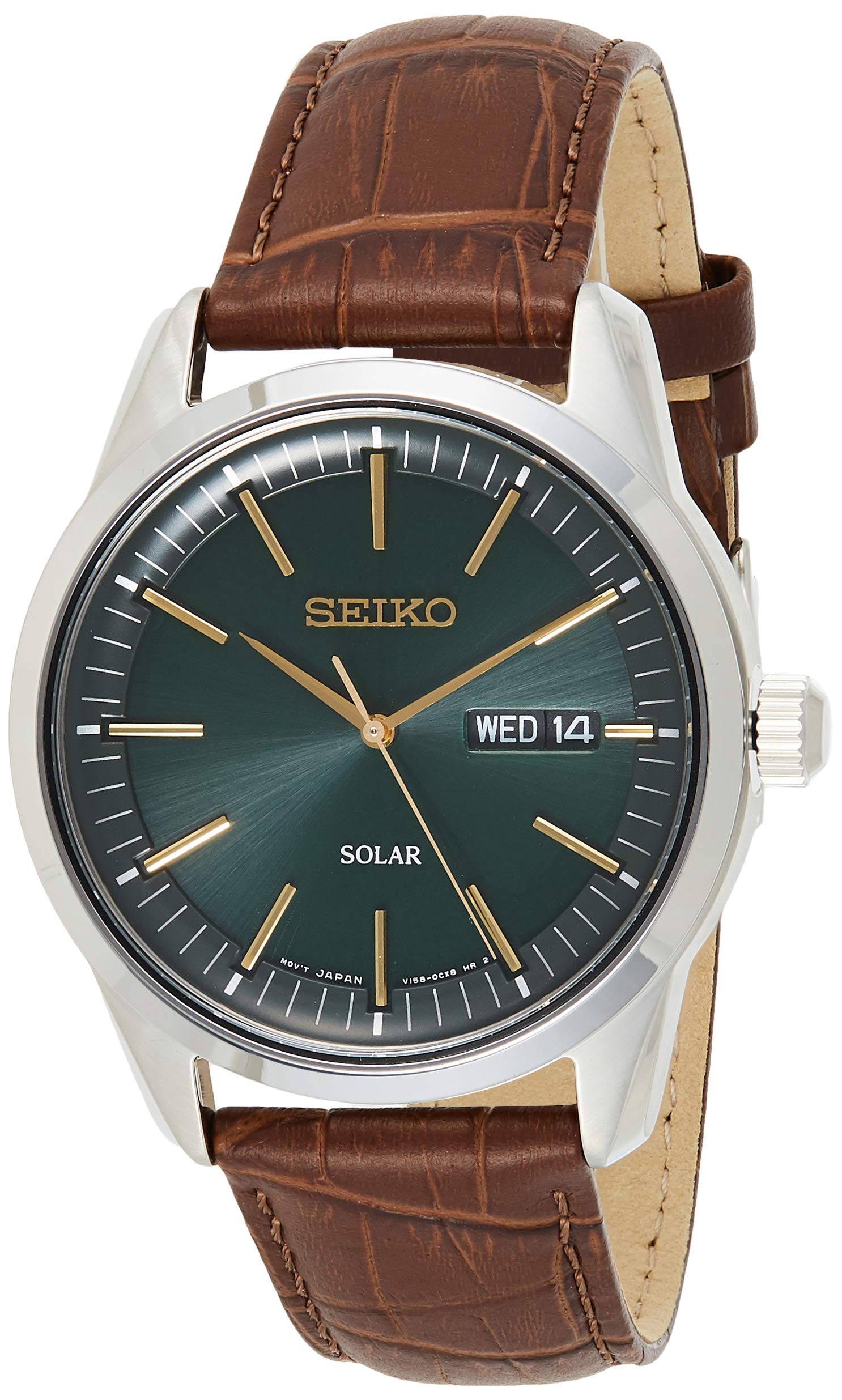 Mua Seiko Men's Analog Solar Watch with Leather Strap SNE529P1 trên Amazon  Anh chính hãng 2023 | Giaonhan247
