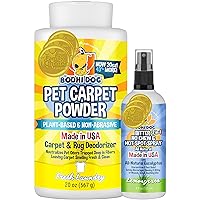 Bodhi Dog Pet Carpet Powder - Fresh Linen 20oz + Bitter 2-in-1 No Chew and Hot Spot Spray 4oz