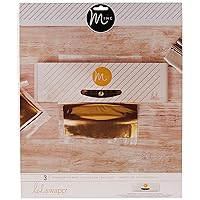 Heidi Swapp, Minc Transfer Folders, 3 Pack, Gold, Card Making Kit, Compatible with Minc Foiling and Laminator Machine, Scrapbooking, Journaling, Crafting, and More