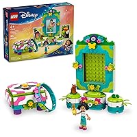 LEGO Disney Encanto Mirabel’s Photo Frame and Jewelry Box, Buildable Disney Toy for Kids with Play Bracelet and Mirabel Madrigal Mini-Doll, Jewelry Box Gift for Girls and Boys Ages 6 and Up, 43239