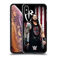 Head Case Designs Officially Licensed WWE Roman Reigns American Flag Superstars Hard Back Case Compatible with Apple iPhone Xs Max