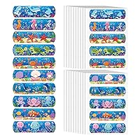 50pcs Child Safe Waterproof Plasters Comfortable Adhesive Bandage Quick Blood Clotting Attractive Designs for Kid Adult Waterproof Cartoon Plasters