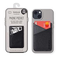 Bookaroo Phone Pocket, Accessory Credit Card Case, 10 cm, Black