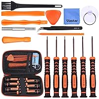 Vastar 17Pcs Triwing Screwdriver Set for Nintendo - Full Professional Screwdriver Bit Repair Tool Kit with S2 Steel for Nintendo New 3DS/2DS XL/NES/SNES Classic (2017)/Nintendo NDS/NDS