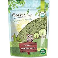 Food to Live Organic Alfalfa Powder, 4 Ounces – Non-GMO, Made from Raw Dried Whole Young Leaves, Vegan, Bulk, Great for Baking, Juices, Smoothies, Tea & Drinks. Good Source of Dietary Fiber & Protein