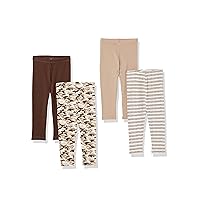 Hanes unisex-child Hanes Baby Leggings, Ultimate Flexy Knit Pants Boys & Girls, 3-pack