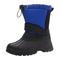 Kids Toddler And Youth Snow Boots With Sherpa Lining Insulation For Skiing Hiking Walking In The Snow