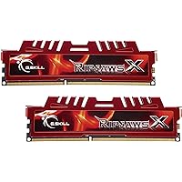 G.SKILL RipjawsX Series (Intel XMP) DDR3 RAM 16GB (2x8GB) 1600MT/s CL10-10-10-30 1.50V Desktop Computer Memory UDIMM (F3-12800CL10D-16GBXL)