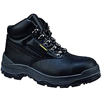 Men's LH811 Antistatic Sole Grain Leather Chukka Safety Boots With Steel Toe Caps