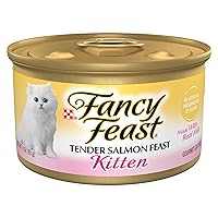 Purina Fancy Feast Kitten Tender Salmon Feast Wet Kitten Food - (Pack of 24) 3 Oz. Cans