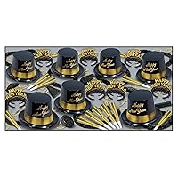 Beistle Gold Legacy Assorted Party Kit for 50