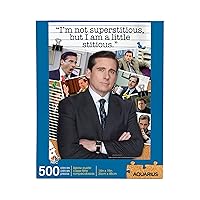 AQUARIUS The Office Michael Scott Puzzle (500 Piece Jigsaw Puzzle) - Officially Licensed The Office Merchandise & Collectibles - Glare Free - Precision Fit - 14 x 19 Inches
