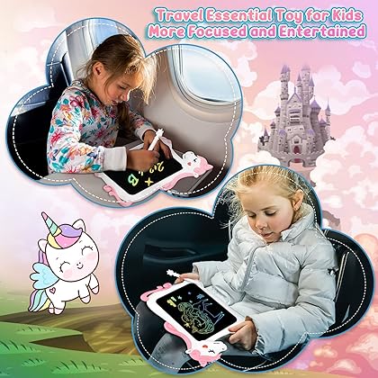 Unicorn Toy Gifts for Girls Boys - CHEERFUN LCD Writing Tablet for Kids | Toddler Travel Road Trip Essential Toy Gift for 3+4 5 6 7 8 Year Old | Doodle Draw Board | Easter Gifts Learning Birthday