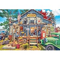 Buffalo Games - Dennison's Store & Post Office - 2000 Piece Jigsaw Puzzle for Adults Challenging Puzzle Perfect for Game Nights - 2000 Piece Finished Size is 38.50 x 26.50